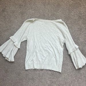 Ann Taylor Petite Sweater with Flared Sleeve